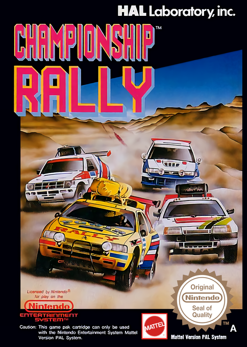 Championship Rally (PAL) cover