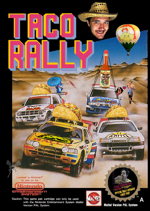 Championship Rally (PAL) parody cover