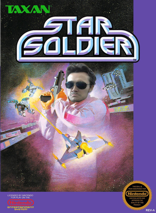 Star Soldier parody cover