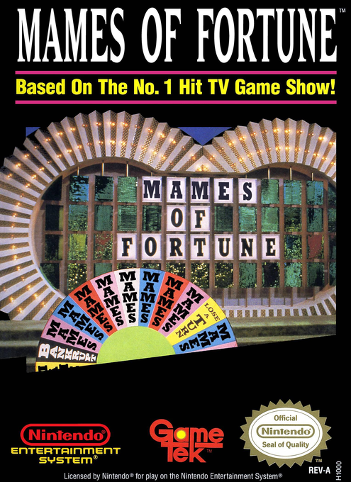 Wheel of Fortune parody cover