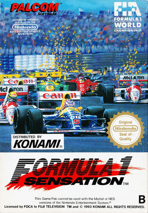 Formula One Sensation (PAL) cover