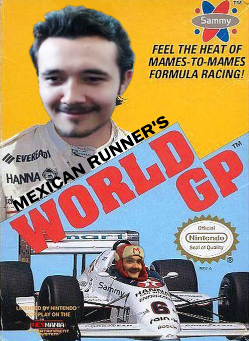 Michael Andretti's World GP parody cover