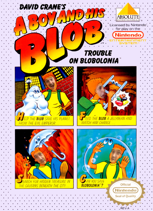 A Boy and His Blob: Trouble on Blobolonia parody cover