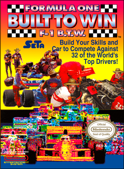 Formula One: Built to win parody cover